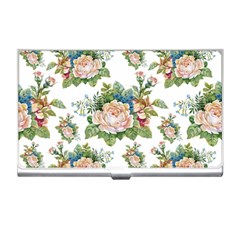 Vintage Flowers Pattern Business Card Holder by goljakoff