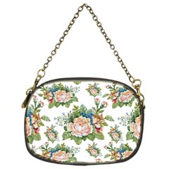 Vintage flowers pattern Chain Purse (Two Sides)