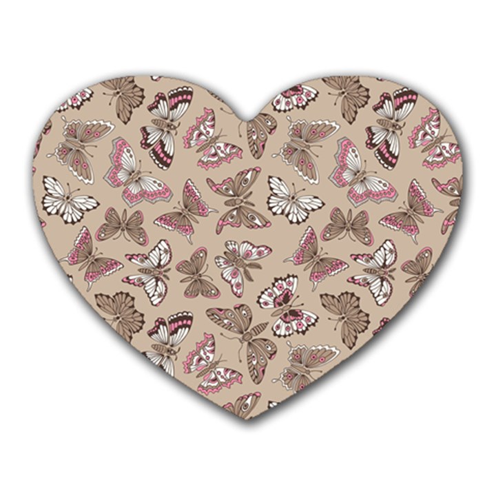 Butterflies Heart Mousepads