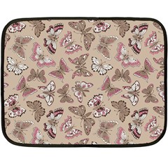 Butterflies Double Sided Fleece Blanket (mini)  by goljakoff