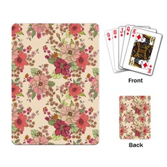 Vintage Garden Flowers Playing Cards Single Design (rectangle) by goljakoff