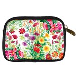 Summer flowers Digital Camera Leather Case Back