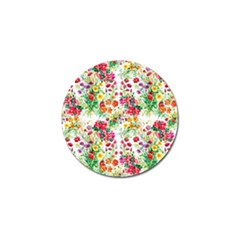 Summer Flowers Pattern Golf Ball Marker (10 Pack) by goljakoff