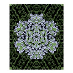 Calm In The Flower Forest Of Tranquility Ornate Mandala Shower Curtain 60  X 72  (medium)  by pepitasart