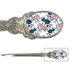 Blue And Rose Flowers Letter Opener by goljakoff