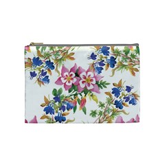 Garden Flowers Cosmetic Bag (medium) by goljakoff
