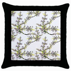 Spring Throw Pillow Case (black) by goljakoff