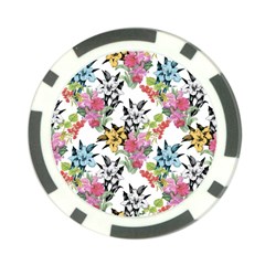 Summer Flowers Poker Chip Card Guard (10 Pack) by goljakoff