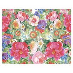 Beautiful Flowers Double Sided Flano Blanket (medium)  by goljakoff