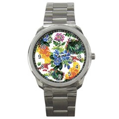 Flowers Sport Metal Watch by goljakoff