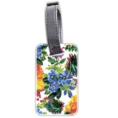 Flowers Luggage Tag (two Sides) by goljakoff