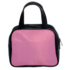 Amaranth Pink & Black - Classic Handbag (two Sides)