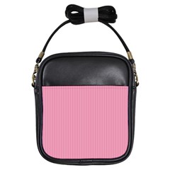 Amaranth Pink & Black - Girls Sling Bag