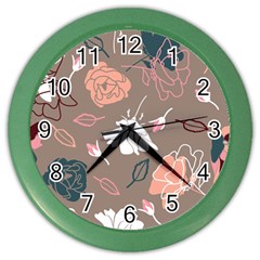 Rose -01 Color Wall Clock by LakenParkDesigns