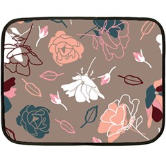 Rose -01 Fleece Blanket (mini) by LakenParkDesigns