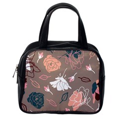 Rose -01 Classic Handbag (one Side)