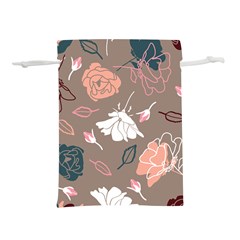 Rose -01 Lightweight Drawstring Pouch (l) by LakenParkDesigns