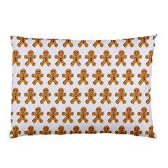 Gingerbread Men Pillow Case by Mariart