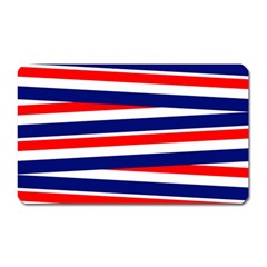 Patriotic Ribbons Magnet (rectangular) by Mariart