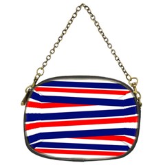 Patriotic Ribbons Chain Purse (two Sides)