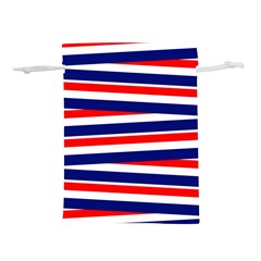 Patriotic Ribbons Lightweight Drawstring Pouch (M)