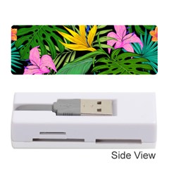 Tropical Greens Leaves Memory Card Reader (stick) by Alisyart