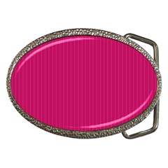 Peacock Pink & White - Belt Buckles