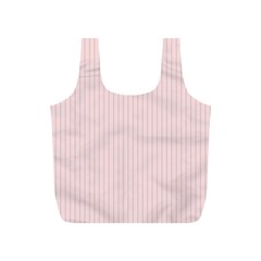 Soft Bubblegum Pink & Black - Full Print Recycle Bag (s)