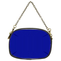 Admiral Blue & White - Chain Purse (One Side)