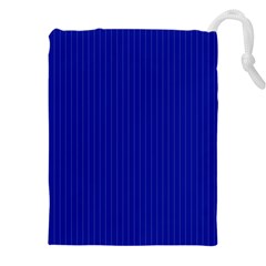 Admiral Blue & White - Drawstring Pouch (4XL)