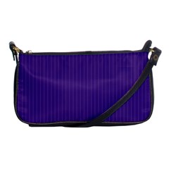 Spanish Violet & White - Shoulder Clutch Bag
