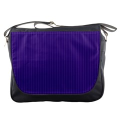 Spanish Violet & White - Messenger Bag by FashionLane