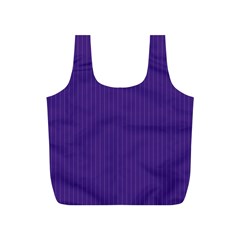Spanish Violet & White - Full Print Recycle Bag (S)