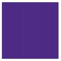 Spanish Violet & White - Large Satin Scarf (Square)