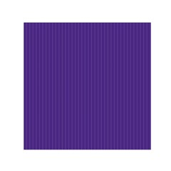 Spanish Violet & White - Small Satin Scarf (Square)