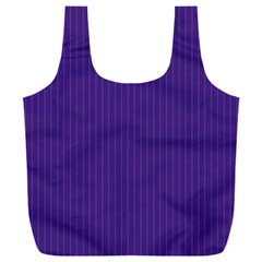 Spanish Violet & White - Full Print Recycle Bag (XXXL)