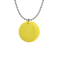 Maize Yellow & Black - 1  Button Necklace by FashionLane