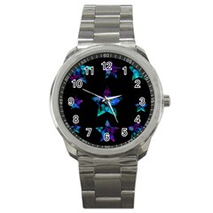 Mermaid Stars Sport Metal Watch by Dazzleway