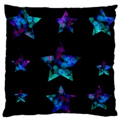 Mermaid Stars Large Flano Cushion Case (two Sides) by Dazzleway