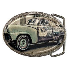 Abandoned Old Car Photo Belt Buckles by dflcprintsclothing