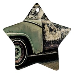 Abandoned Old Car Photo Star Ornament (two Sides) by dflcprintsclothing