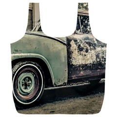 Abandoned Old Car Photo Full Print Recycle Bag (xxl) by dflcprintsclothing