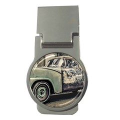 Abandoned Old Car Photo Money Clips (round)  by dflcprintsclothing