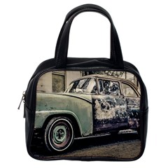 Abandoned Old Car Photo Classic Handbag (one Side) by dflcprintsclothing