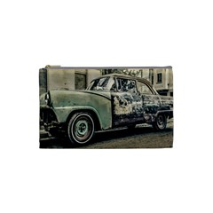 Abandoned Old Car Photo Cosmetic Bag (small) by dflcprintsclothing