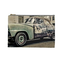 Abandoned Old Car Photo Cosmetic Bag (large) by dflcprintsclothing