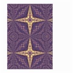 Purple And Gold Small Garden Flag (two Sides) by Dazzleway