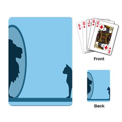 Cat Mirror Lion Playing Cards Single Design (rectangle) by HermanTelo