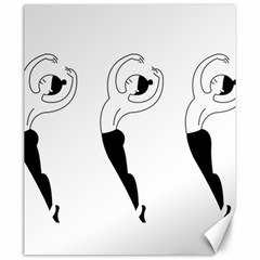 Classical Ballet Dancers Canvas 20  X 24 