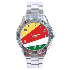 Seychelles Flag Stainless Steel Analogue Watch by FlagGallery
